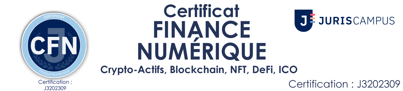 Certificat FINANCE NUMÉRIQUE
